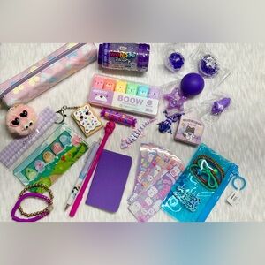 💜Purple Stationery and Accessories Set